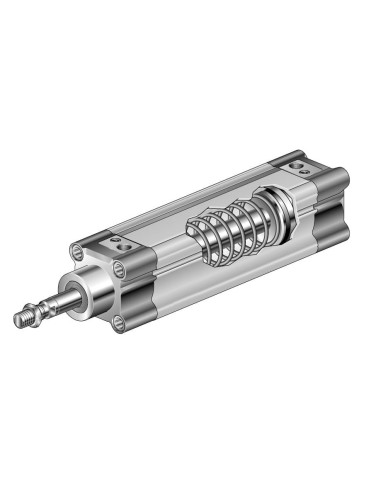 Siłownik pneumatyczny ISO15552/6431 D40x40 jednostronnego działania, ze sprężyną powrotną | Pneumatyka | Eshop Dopak | Wszystko 