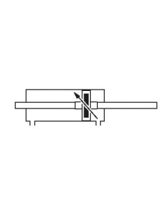 Siłownik pneumatyczny ISO15552/6431 D50x50 dwustronne tłoczysko, amortyzacja pneumatyczna | Pneumatyka | Eshop Dopak | Wszystko  2