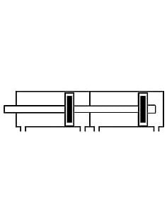 Siłownik ISO15552 D80x50 Tandem, dwutłokowy | Pneumatyka | Eshop Dopak | Wszystko dla Przemysłu 2