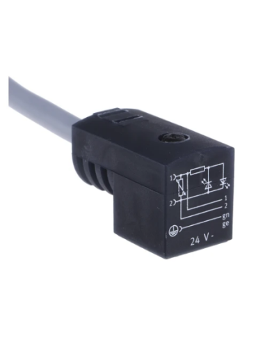 Gniazdo wtykowe z kablem KMEB-1-24-5-LED/ 151689, FESTO | Przewody i Złącza | Eshop Dopak | Wszystko dla Przemysłu