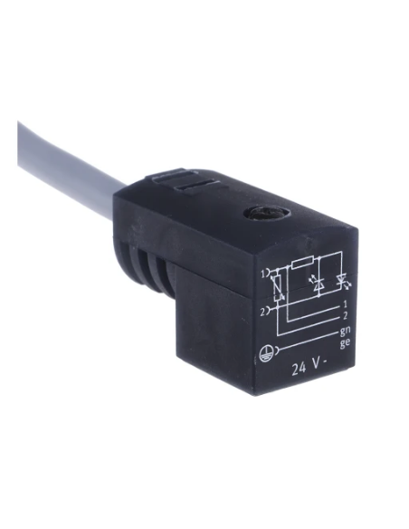 Gniazdo wtykowe z kablem KMEB-1-24-5-LED/ 151689, FESTO | Przewody i Złącza | Eshop Dopak | Wszystko dla Przemysłu