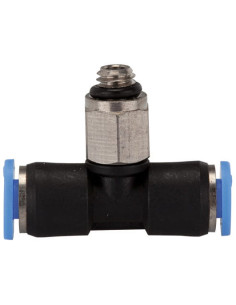 Trójnik pneumatyczny wtykowy obrotowy typu T mini G 1/8 GZ do węża fi 6 mm, tworzywo sztuczne | Pneumatyka | Eshop Dopak | Wszys