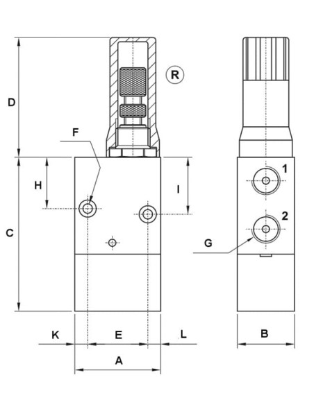 Generator impulsu pneumatyczny G 1/8 NO, AZ Pneumatica | Pneumatyka | Eshop Dopak | Wszystko dla Przemysłu
