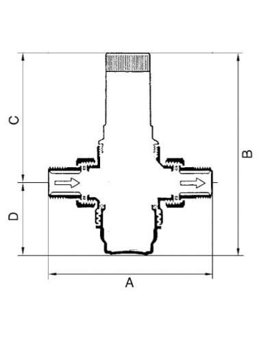 Reduktor do wody pitnej G1/2z, 1,5-12bar | Pneumatyka | Eshop Dopak | Wszystko dla Przemysłu