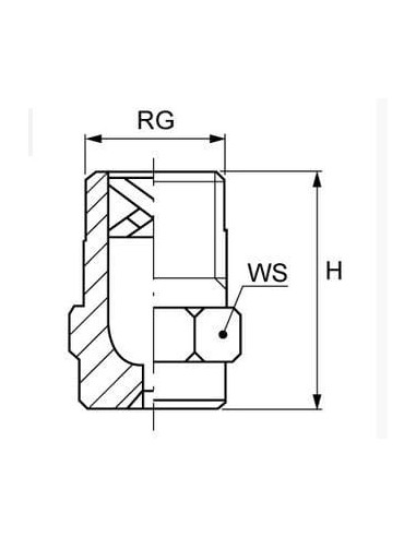 Dysza stożkowa mosiężna G1/4, kąt 120°, 8,35 l/min | Narzędzia | Eshop Dopak | Wszystko dla Przemysłu.