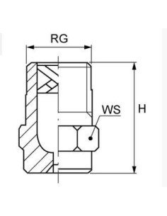 Dysza stożkowa AISI 316L, G3/8 kąt 60°, 10,5 l/min | Narzędzia | Eshop Dopak | Wszystko dla Przemysłu. 2