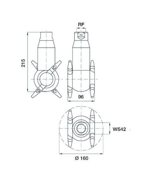 Głowica myjąca ruchoma G1", AISI 316L, długa dysza | Narzędzia | Eshop Dopak | Wszystko dla Przemysłu.