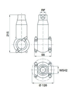 Głowica myjąca ruchoma G1", AISI 316L, krótka dysza | Narzędzia | Eshop Dopak | Wszystko dla Przemysłu. 2