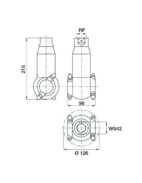Głowica myjąca ruchoma G1", AISI 316L, krótka dysza | Narzędzia | Eshop Dopak | Wszystko dla Przemysłu.