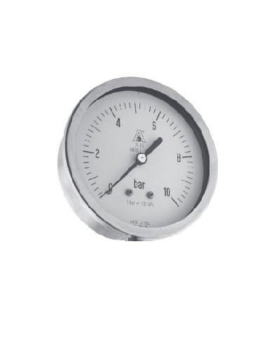 Manometr z separatorem 1'1/2 T.Clamp, 100mm, 0-4bar | Przyrządy Pomiarowe | Eshop Dopak | Wszystko dla Przemysłu