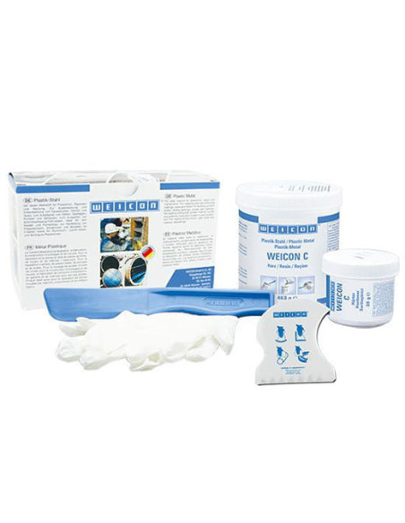 WEICON C Żywica epoksydowa 0,5 kg system żywic epoksydowych plastyczny metal | Chemia techniczna | Eshop Dopak