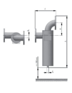 Separator cyklonowy DN125 62,0m3/min | Filtry | Eshop Dopak |Wszystko dla Przemysłu 2