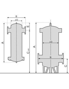Filtr z węglem aktywnym 0,005mg/m3,DN125 | Filtry | Eshop Dopak |Wszystko dla Przemysłu