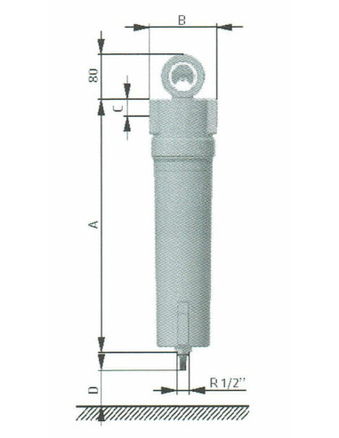Filtr submikronowy 0,01um 3,3m3/min, 1 | Filtry | Eshop Dopak |Wszystko dla Przemysłu