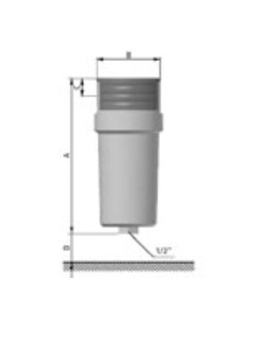 Filtr sprężonego powietrza wysokociśnieniowy 0,01 mikron, 50 bar, 8,23 m3/min, G 2 GW | Filtry | Eshop Dopak |Wszystko dla Przem