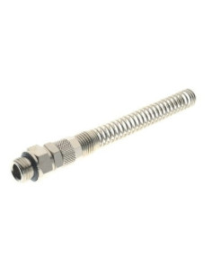 Złączka skręcana pneumatyczna obrotowa do węży spiralnych fi 8x6 mm, G 1/8 GZ, mosiądz niklowany | Przewody i Złącza | Eshop Dop