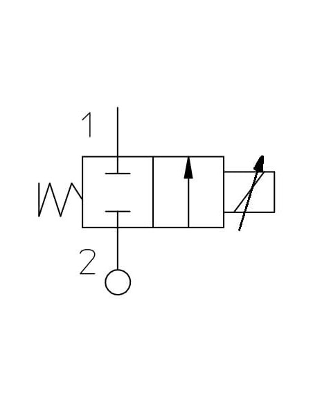 Zawór elektromagnetyczny membranowy proporcjonalny 2/2 NC, G 1/8, FKM, 0-5 bar, 24V DC | Automatyka | Eshop Dopak | Wszystko dla