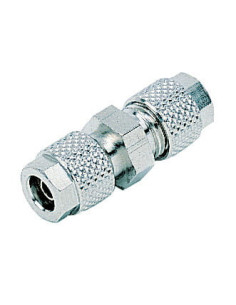 Złączka pneumatyczna skręcana prosta przelotowa do węża fi 12x10 mm, mosiądz niklowany | Pneumatyka | Eshop Dopak | Wszystko dla