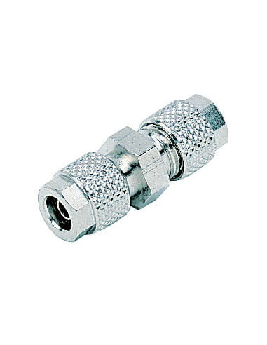 Złączka pneumatyczna skręcana prosta przelotowa do węża fi 6x4 mm, mosiądz niklowany | Pneumatyka | Eshop Dopak | Wszystko dla P