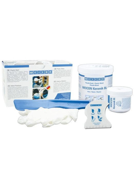WEICON Ceramic BL Żywica epoksydowa 0,5 kg system żywic epoksydowych plastyczny metal | Chemia techniczna | Eshop Dopak