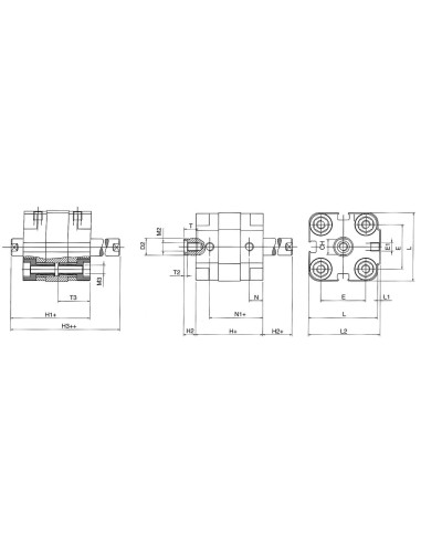 siłownik kompaktowy UNITOP D40x50 mm | Pneumatyka | Eshop Dopak | Wszystko dla Przemysłu
