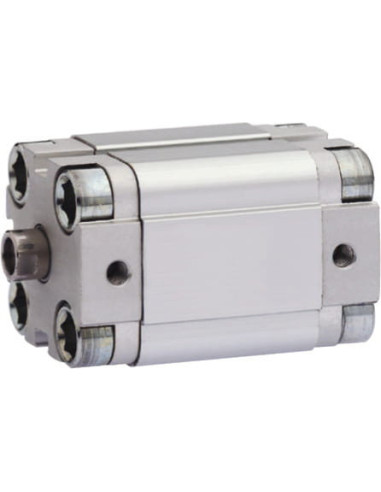 Siłownik pneumatyczny kompaktowy, D80x20 UNITOP, jednostronnego działania, sprężyna powrotna | Pneumatyka | Eshop Dopak | Wszyst