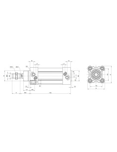Siłownik ISO15552 D63x400 antyobrotowy | Pneumatyka | Eshop Dopak | Wszystko dla Przemysłu 2