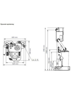 Separator woda-olej, 10, Static, 230V Wydajność kondensat 12 L/h, Sprężarka 10,3 m3/min.
