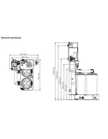 Separator woda-olej, 30, Active, 230V Wydajność kondensat 38 L/h, Sprężarka 30,9 m3/min.
