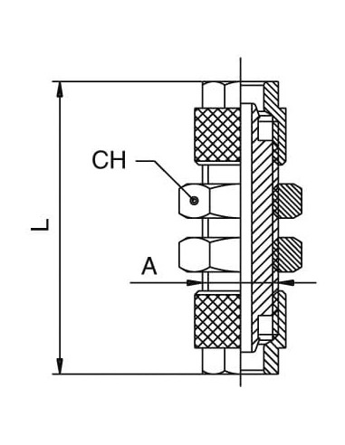 Złączka skręcana grodziowa redukcyjna M10x1, do węża fi 6x4-5x3 mm, mosiądz niklowany | Pneumatyka | Eshop Dopak | Wszystko dla 
