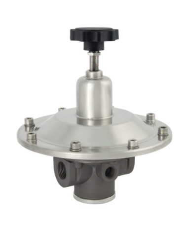 Reduktor precyzyjny niskociśnieniowy G1/2 GW do 10 bar, regulacja 10-400 mbar, tlen | Pneumatyka | Eshop Dopak | Wszystko dla Pr