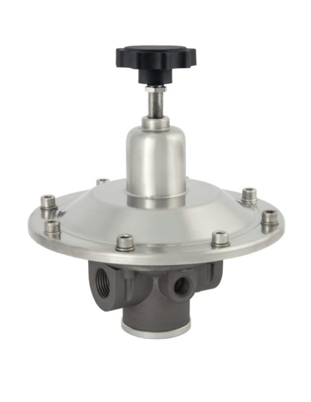 Reduktor precyzyjny niskociśnieniowy G1/2 GW do 10 bar, regulacja 20-1000 mbar, powietrze | Pneumatyka | Eshop Dopak | Wszystko 