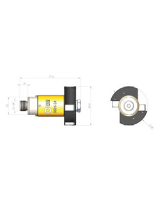 Rotacyjna dysza uderzeniowa - "HURAGAN" G 1/4, 70 mm, 1,8 mm, regulowany kąt nadmuchu | Pneumatyka | Eshop Dopak | Wszystko dla  2
