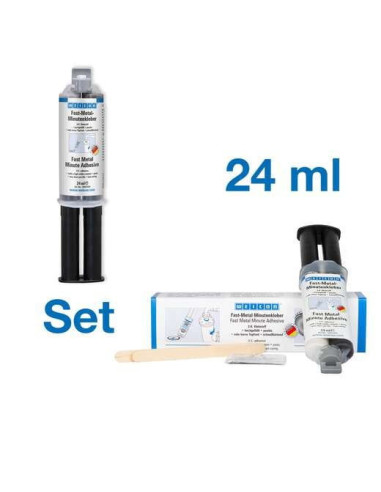 WEICON Fast Metal Minute Adhesive 24 ml szybko utwardzalny klej epoksydowy do metali | Chemia techniczna | Eshop Dopak