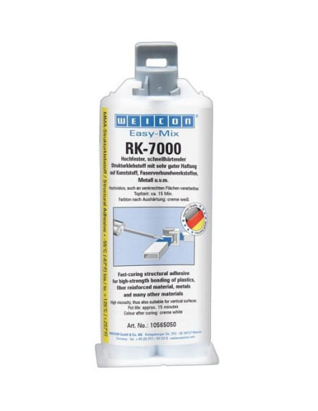 WEICON Easy-Mix RK-7000 50 g akrylowy klej strukturalny | Chemia techniczna | Eshop Dopak