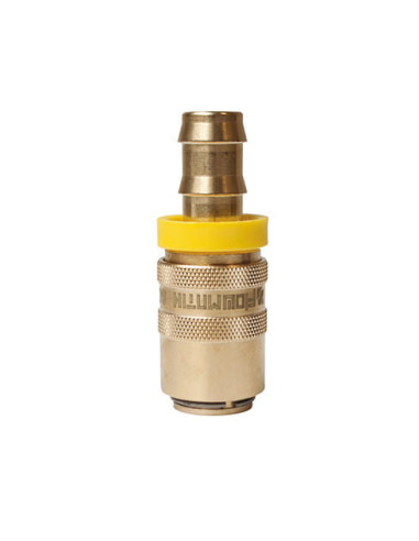 Szybkozłącze do form wtryskowych DN9 typ HASCO, do węża Push-Lock fi 13 mm, z zaworem