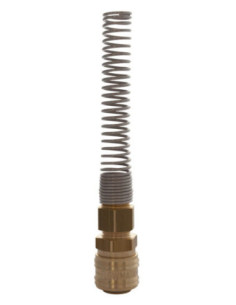 Szybkozłącze pneumatyczne DN7,2 typ 26, skręcane do węża fi 12x9 mm ze sprężyną, mosiądz | Przewody i Złącza | Eshop Dopak | Wsz