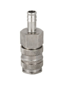 Szybkozłącze pneumatyczne DN10 typ 27, do węża fi 13 mm, gniazdo szybkozłącza, mosiądz/stal | Przewody i Złącza | Eshop Dopak | 