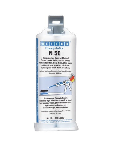 WEICON Easy-Mix N50 50 ml półpłynny klej epoksydowy do PVC oraz kamienia | Chemia techniczna | Eshop Dopak