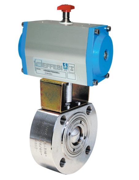 Zawór kulowy kołnierzowy MOON DN65 AISI 304, z napędem pneumatycznym | Hydraulika | Eshop Dopak | Wszystko dla Przemysłu