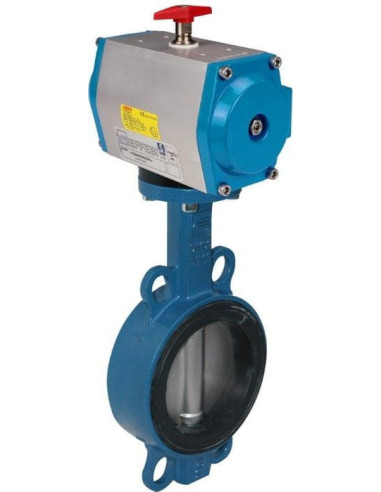 Zawór klapowy ARTEMIS40 DN80 PN16 GGG40 304 NBR z napędem pneumatycznym pojedynczego działania | Hydraulika | Eshop Dopak | Wszy