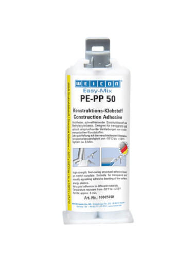 WEICON Easy-Mix PE-PP 50 - 50 ml klej strukturalny | Chemia techniczna | Eshop Dopak