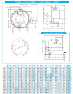 Dmuchawa bocznokanałowa 230 m3/h, 3 kW,  425 mbar/ -325 mbar, 400V | Pneumatyka | Eshop Dopak | Wszystko dla Przemysłu 2