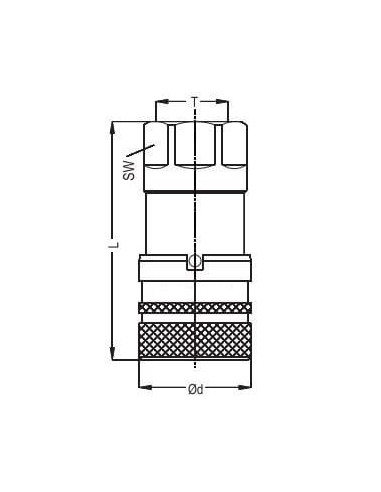Szybkozłącze hydrauliczne DN10 ISO16028, G 1/2 GW, stal ocynkowana, NBR | Hydraulika | Eshop Dopak | Wszystko dla Przemysłu