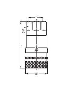 Szybkozłącze hydrauliczne DN33 ISO16028, G 1 1/2 GW, stal ocynkowana,NBR | Hydraulika | Eshop Dopak | Wszystko dla Przemysłu 2
