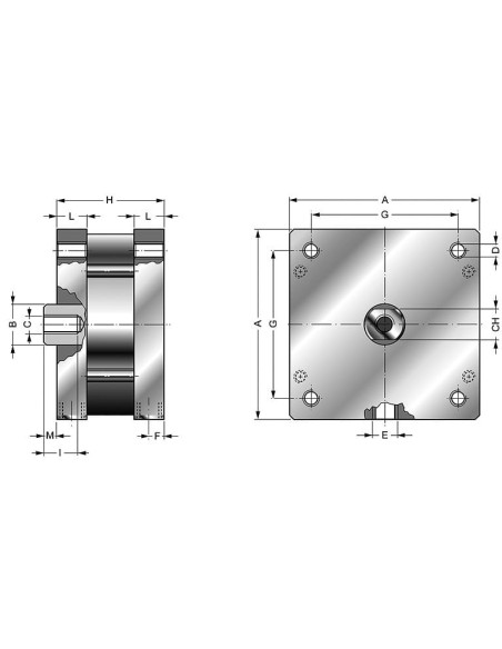 Siłownik dociskowy D125x10 | Pneumatyka | Eshop Dopak | Wszystko dla Przemysłu
