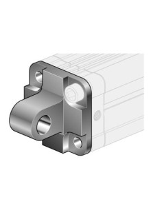 Ucho proste do siłownika pneumatycznego D12-016 UNITOP, ISO21287, ze śrubami montażowymi | Pneumatyka | Eshop Dopak | Wszystko d