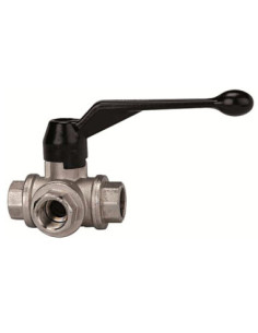 Zawór kulowy trójdrożny T gwint Rp 1/2 | Hydraulika | Eshop Dopak | Wszystko dla Przemysłu