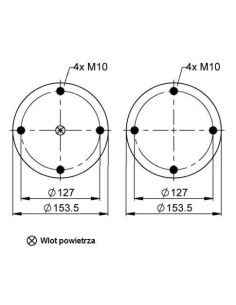 Siłownik mieszkowy dwu- fałdowy rozbieralny | Pneumatyka | Eshop Dopak | Wszystko dla Przemysłu