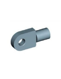 Mocowanie sprężyny gazowej z gwintem M6 ucho fi 6,1 mm, długość 25 mm | Mechanika Przemysłowa | Sklep Eshop Dopak